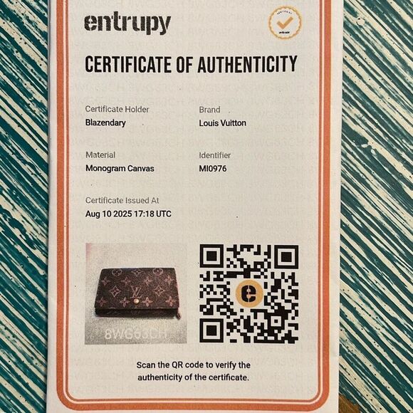 Louis Vuitton Brown Monogram Porte-Amon air Tresor Wallet - Picture 3 of 15